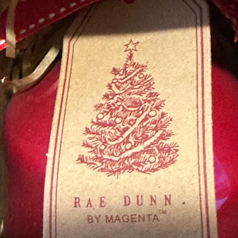 Rae Dunn iridescent Christmas bird house - Picture 3 of 3